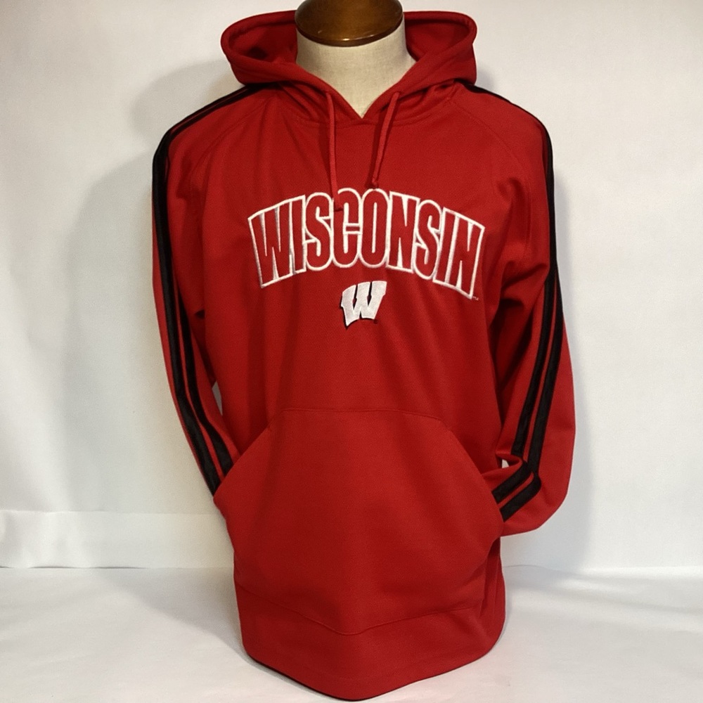 University of Wisconsin Badgers Mens Pullover Hoodie size Large